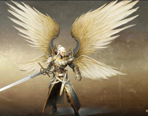 Holy Angels fighting demons